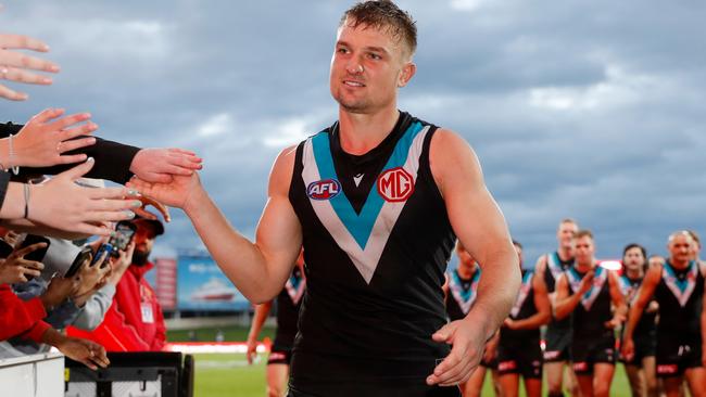 Is it time for Ollie Wines to return to Port Adelaide captain? Picture: Getty Images