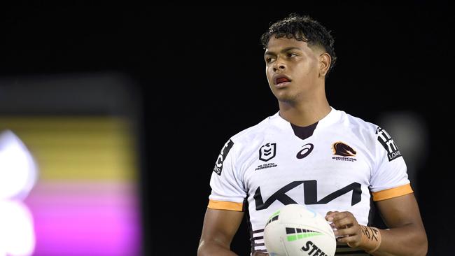 Brisbane Broncos teen sensation Selwyn Cobbo is gaining serious Origin hype. Picture NRL Photos