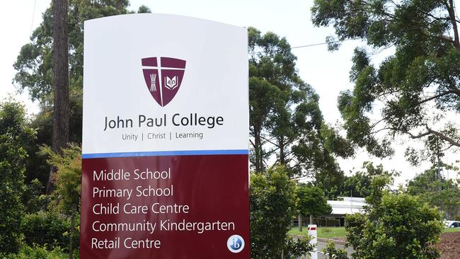 John Paul College has confirmed one of its pupils has tested positive for coronavirus. (AAP image, John Gass)