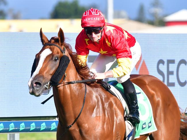 Beadman destroys his opposition in the Ken Russell Memorial Classic on the Gold Coast for jockey James McDonald and trainer Peter Snowden. Picture - Bethany Allday, Trackside Photography.