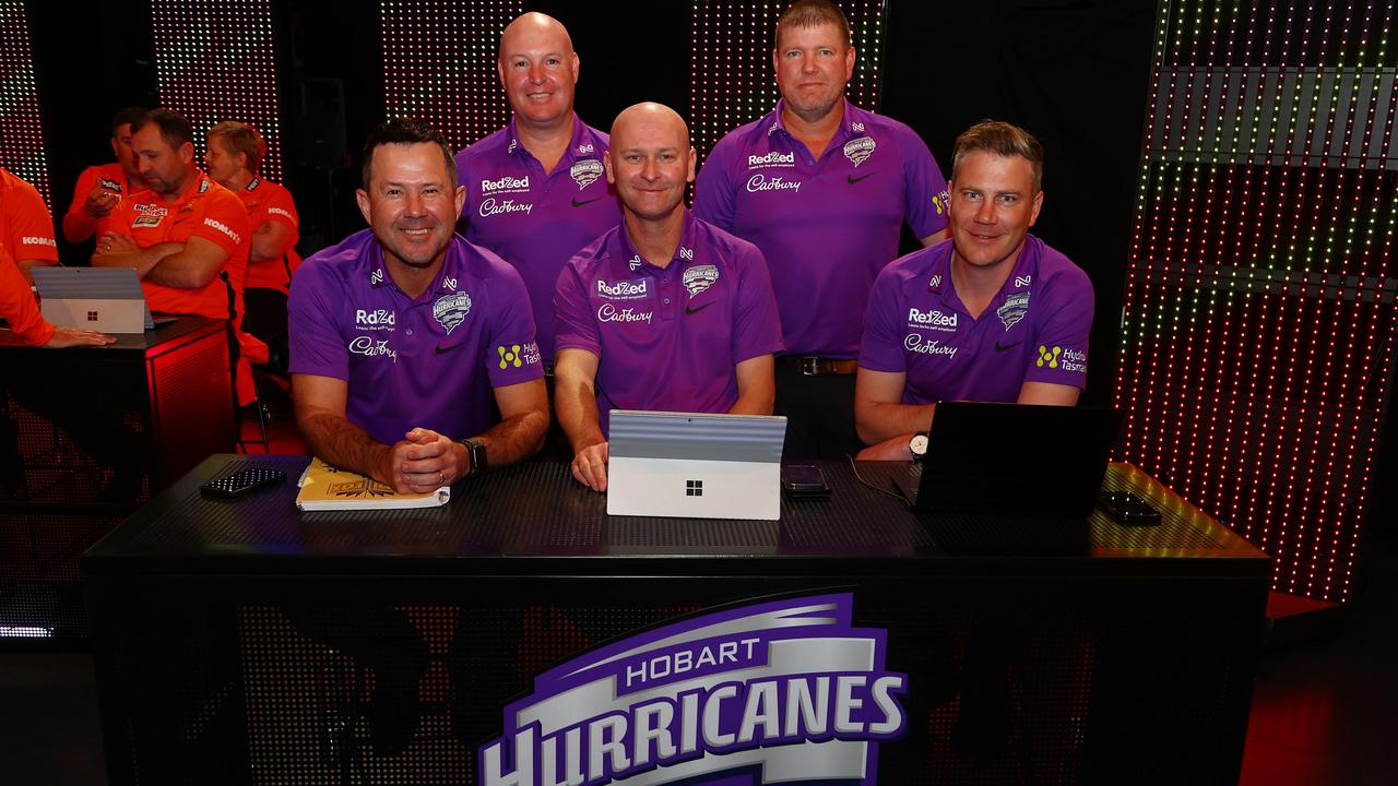 Ricky Ponting was part of the Hobart Hurricanes’ team at the draft.