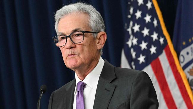 US Federal Reserve Chairman Jerome Powell.