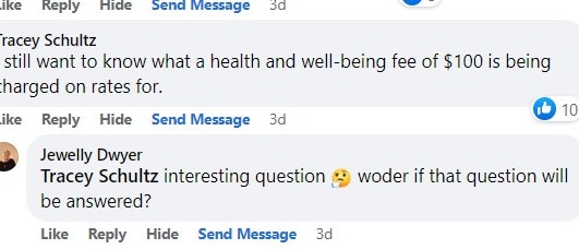 Locals were baffled to find a 'wellbeing' fee on their Bundaberg Regional Council rates notices.