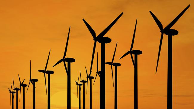 Windmills. Wind turbines. Wind farm. Generic image.