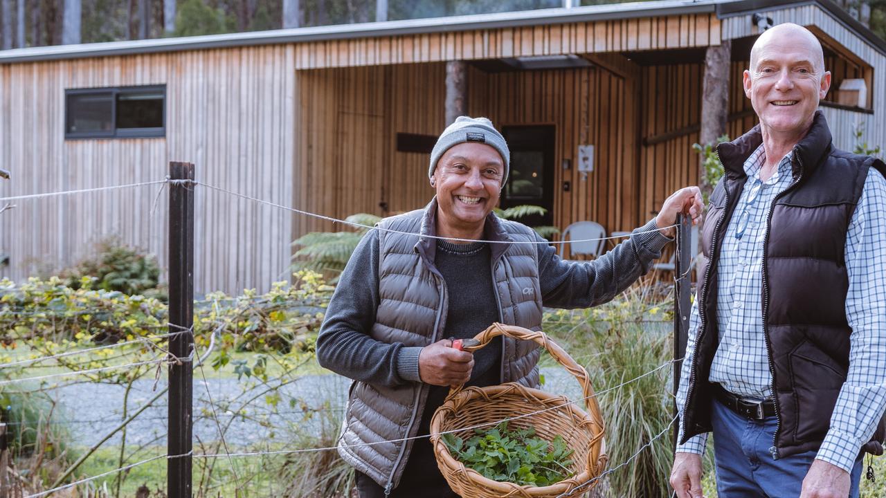 Owners of Little Seed Studio Charlie Ebell and Peter Clark. (Airbnb)