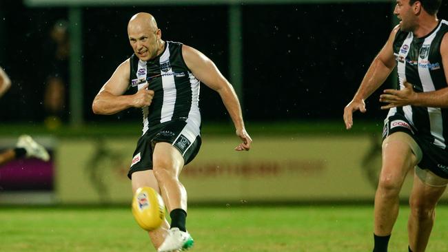 Gary Ablett Jr tried to put Palmerston in the best position to win against St Mary’s. Picture: Glenn Campbell