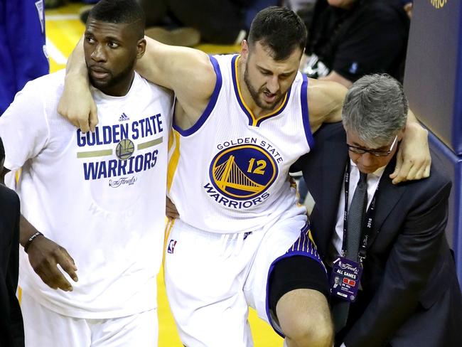 Nba Finals Golden State Warriors Cleveland Cavaliers Andrew Bogut Injury Herald Sun