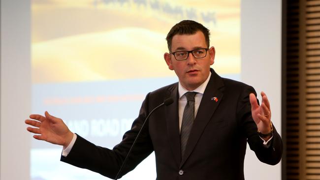 Victorian Premier Daniel Andrews has defended his government’s controversial Belt and Road agreement with China following the country’s decision to execute an Australian man on drug charges. Picture: Stuart McEvoy/ The Australian.