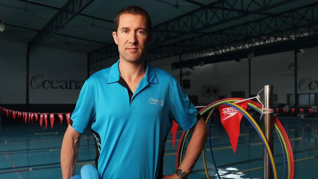 Jared Robinson Fitness Director at Oceana Aquatic and Fitness in Mornington. The business is set to be hit with a huge power bill increase in the new year with their pool area being their major power usage source. Picture: Nikki Davis-Jones