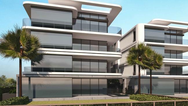 Artist impression of No.2 Heron Ave, Mermaid Beach.