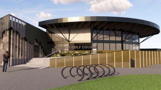 An artist's impression of the new pavilion planned at Vermont South's Morack Golf. Picture: Whitehorse Council.