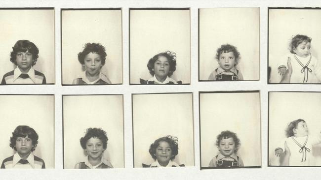 Meet the Ibrahim family: Pictures from 1976 immigration documents showing Sam (11), John (8), Maha (6), Fadi (3) and Fida (1).