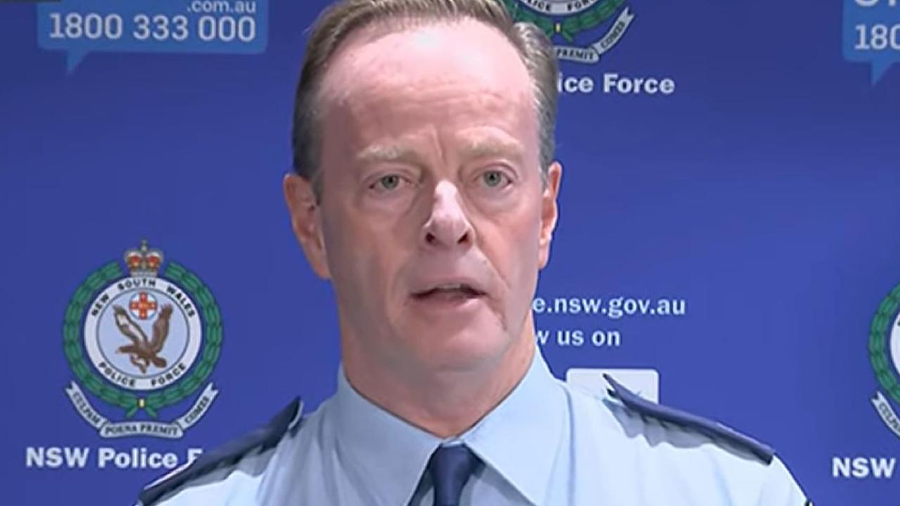 The senior constable who discharged the taser is under review. Picture: NSW Police
