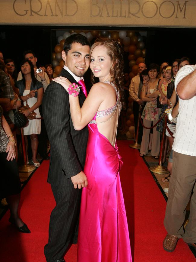 Emmanuel College formal at the Gold Coast International hotel. Justin Hicks and Stacey Murphy (l to r).