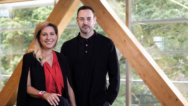 NRMA Insurance chief customer and marketing officer Michelle Klein and Droga5 Australia & New Zealand chief executive officer Matt Michael.