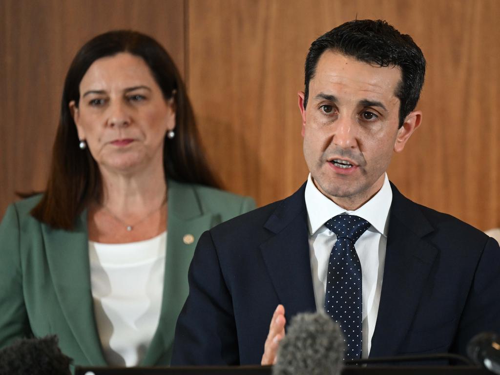 Premier David Crisafulli with Attorney-General Deb Frecklington