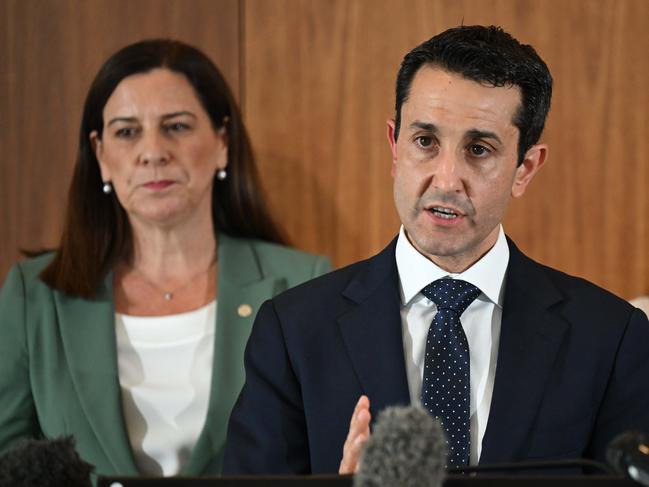 Premier David Crisafulli with Attorney-General Deb Frecklington