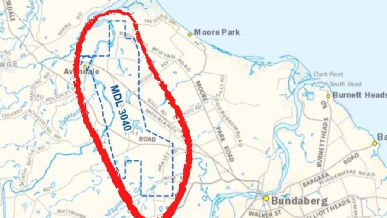 The Fox Resources mining development lease MDL 3040 covers a 7818ha swath of agricultural land in north Bundaberg.