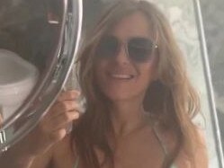 Liz Hurley stuns fans with bikini picture. Picture: Instagram/Liz Hurley