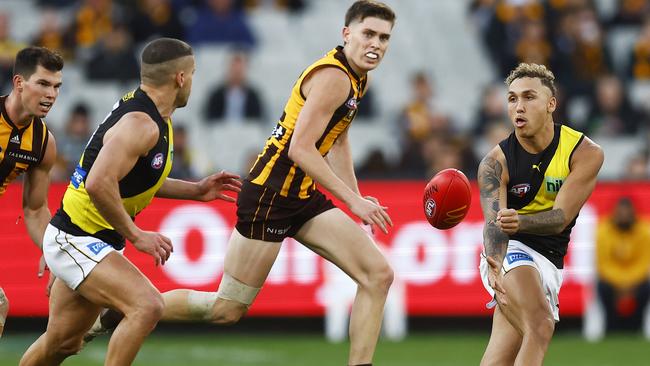 Shai Bolton sparked Richmond’s second-quarter surge. Picture: Daniel Pockett/Getty Images