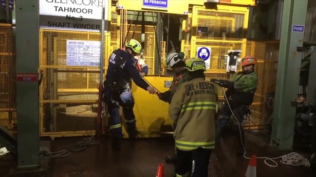 Two miners rescued from 160 meters below ground