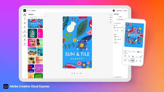 Creative Cloud Express templates