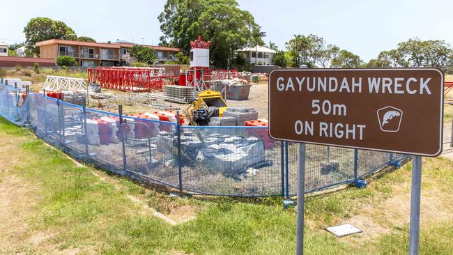 The proposed development site bounded by Kate Street, Lilla Street, and Gayundah Esplanade in Woody Point. Photo: AAP /Richard Walker