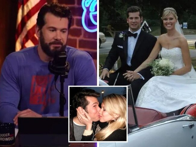 Disturbing video shows conservative commentator Steven Crowder berating his then heavily pregnant wife about her "wifely" duties. Pictures: Instagram