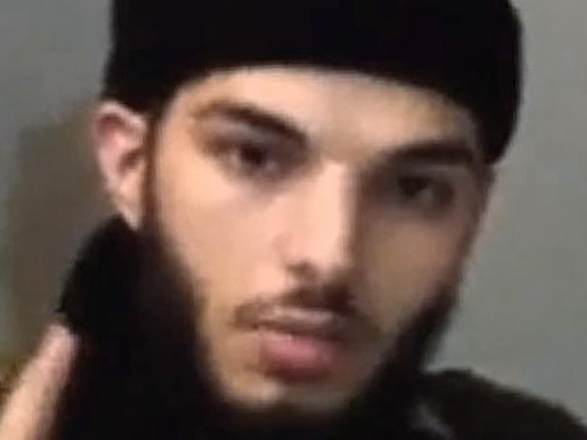 French jihadist Adel Kermiche, 19, identifying himself as Abu Jaleel al-Hanafi, one of the two men who cut the throat of a 86-year-old priest.
