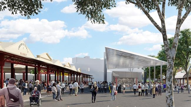 Artist's impression of plans for the Northern Shed at the Queen Victoria Market.