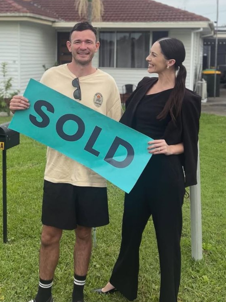 It took her a few years to able to purchase an investment property. Picture: Instagram/AlyceLewis