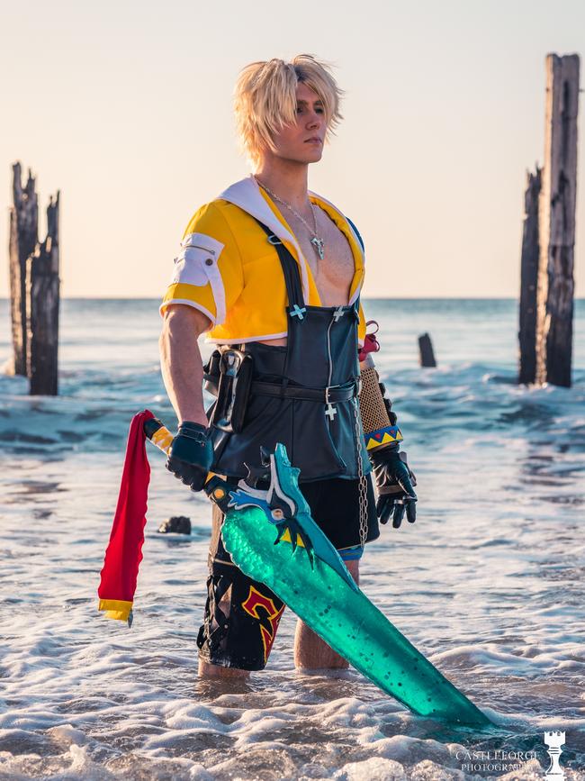 SA cosplayer Tony Karoussis, aka Cosplay Coach, Final Fantasy X cosplay. Picture: Castleforge Photography