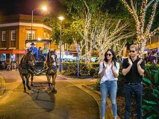 The royals seem impressed by our stellar Mary St events. Picture: Leeroy Todd