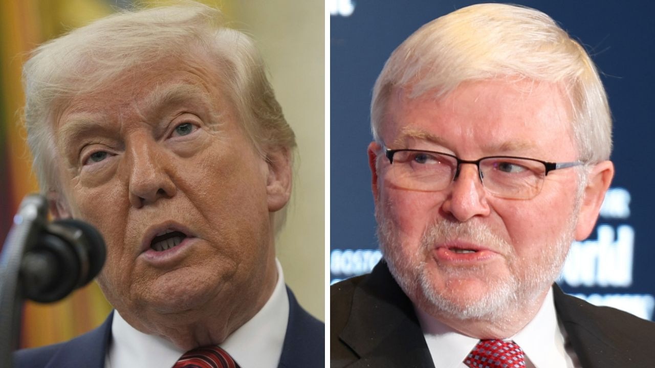‘Tax on Bluey’: Rudd mocks Trump tariffs