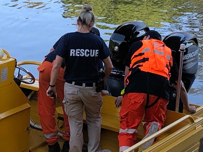 RIVER ARREST: Police rescue were called to assist with the arrest of man, 33, who tried to evade officers by jumping in the Wilson River, Lismore. File Photo: Alison Paterson