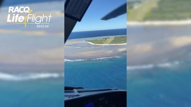 Man in 60s flown to hospital after nearly drowning at island hotspot