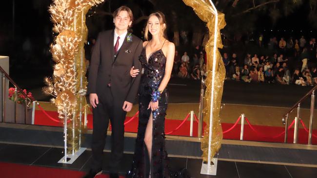 Jordan O'Hea &amp; Chloe Wood at the Xavier Catholic College formal.