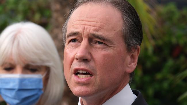 Federal Health Minister Greg Hunt. Picture: NCA NewsWire / Luis Enrique Ascui