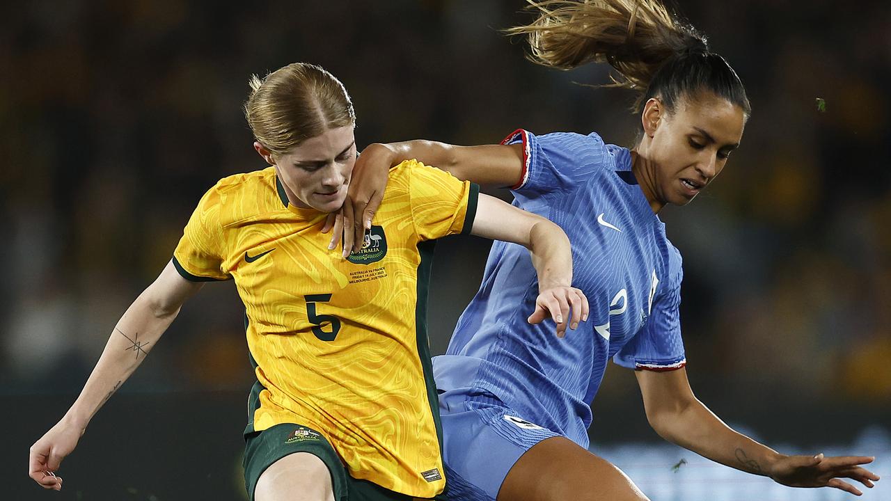 Cortnee Vine started for the Matildas in their match against France on Friday. Picture: Daniel Pockett/Getty Images