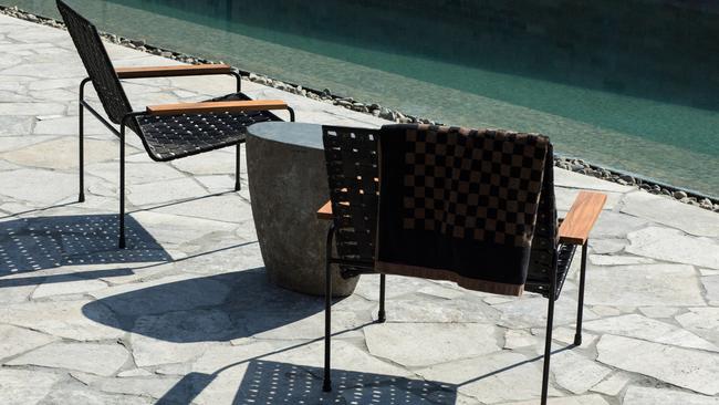 Flagstone paving by the pool. Picture: Tommaso Riva