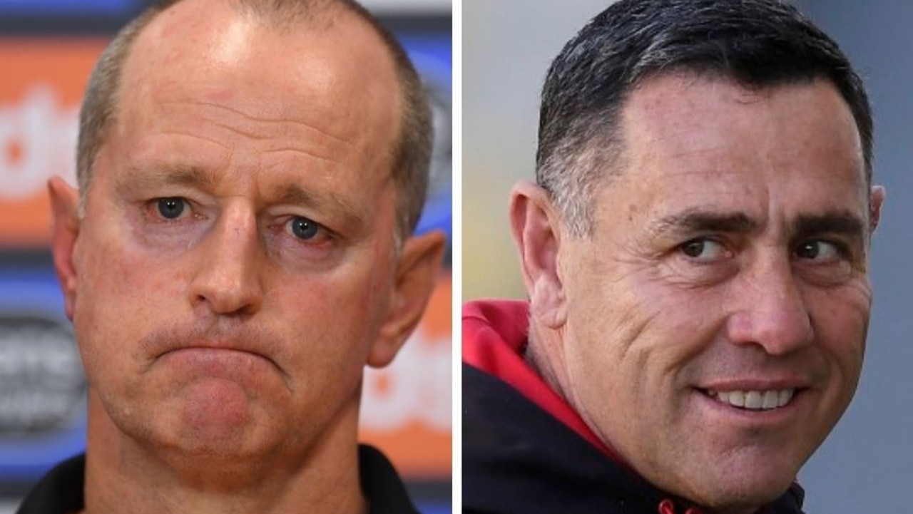 Flanagan (L) hasn't coach in the NRL since 2018. Image: Getty