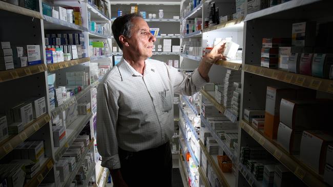 Cairns pharmacist Mario Calanna was farewelled at Saint Monica's Cathedral on Tuesday.