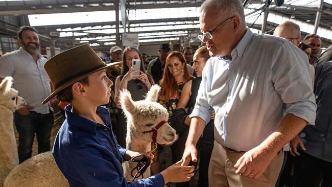 A handshake. Picture: Jason Edwards