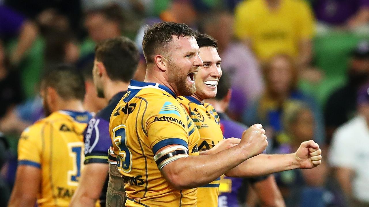 The Eels bounced back from a loss to win in Melbourne the following week. Picture: Kelly Defina/Getty Images