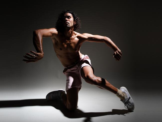 Dancer Tyrel Dulvarie. Picture: David Kelly