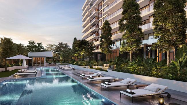 The number of apartment tower developments on the Gold Coast is on the rise