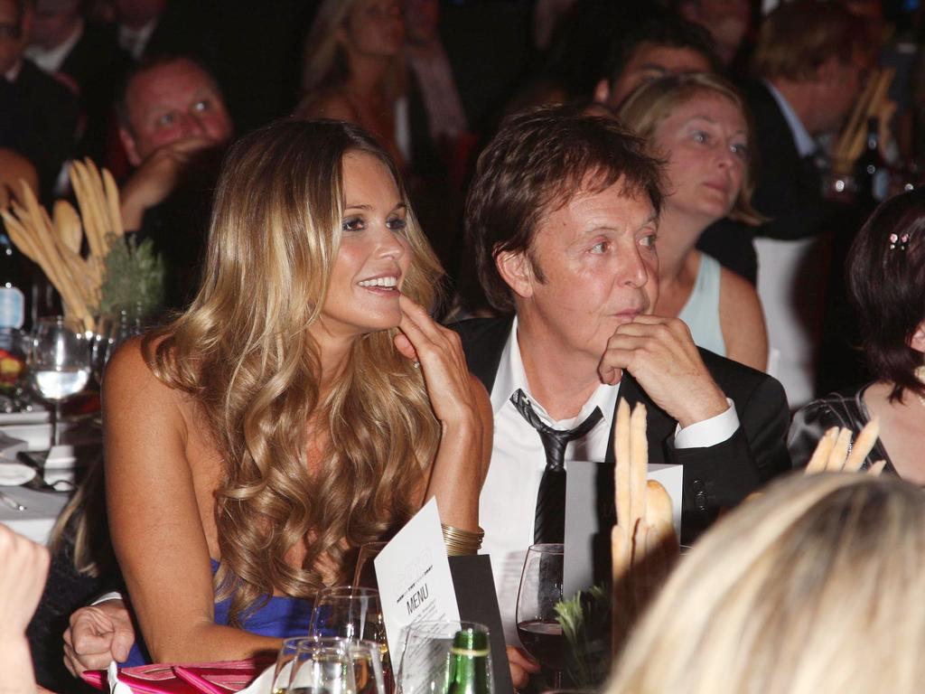 Elle was rumoured to have a brief fling with Beatle Paul McCartney, after they attended the GQ Men of the Year awards in 2007. Picture: Jon Furniss/WireImage