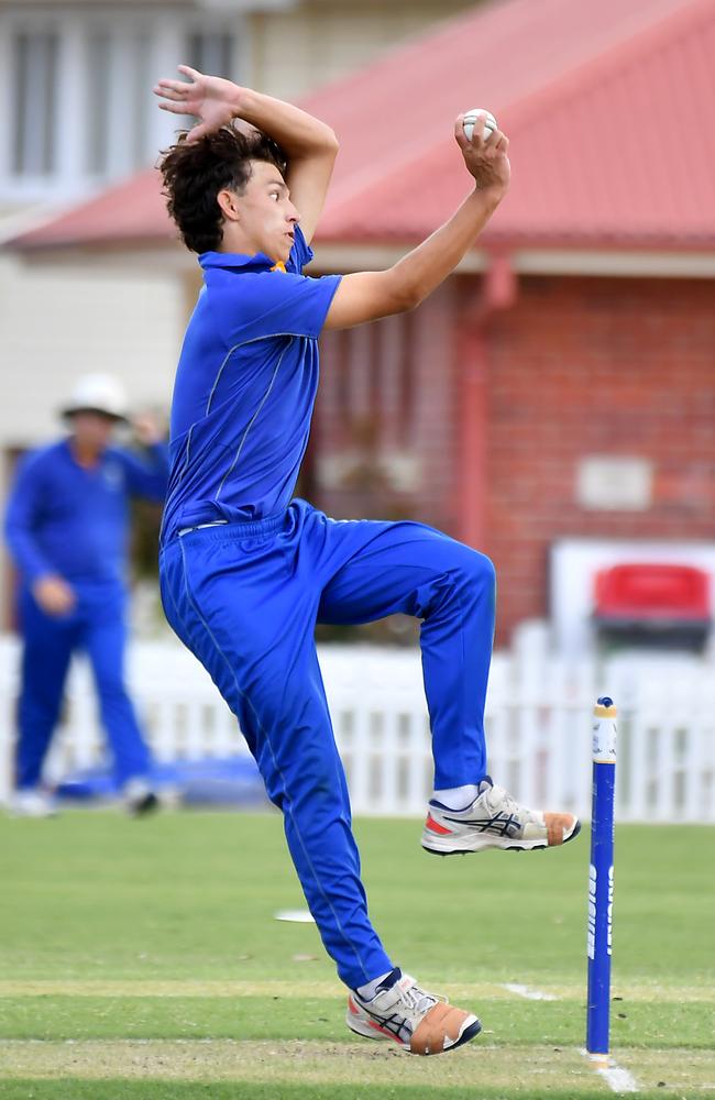 Samuel Drinnen GPS First XI cricket between TSS and ACGS Saturday February 1, 2025. Picture, John Gass