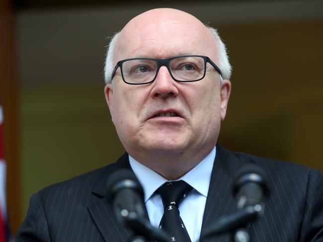 Attorney-General George Brandis has overseen the implementation of Australia’s metadata laws. Picture: Gary Ramage