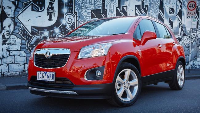 Current and early versions of the Holden Trax SUV are being recalled as part of the Takata airbag safety campaign. Picture: Supplied.